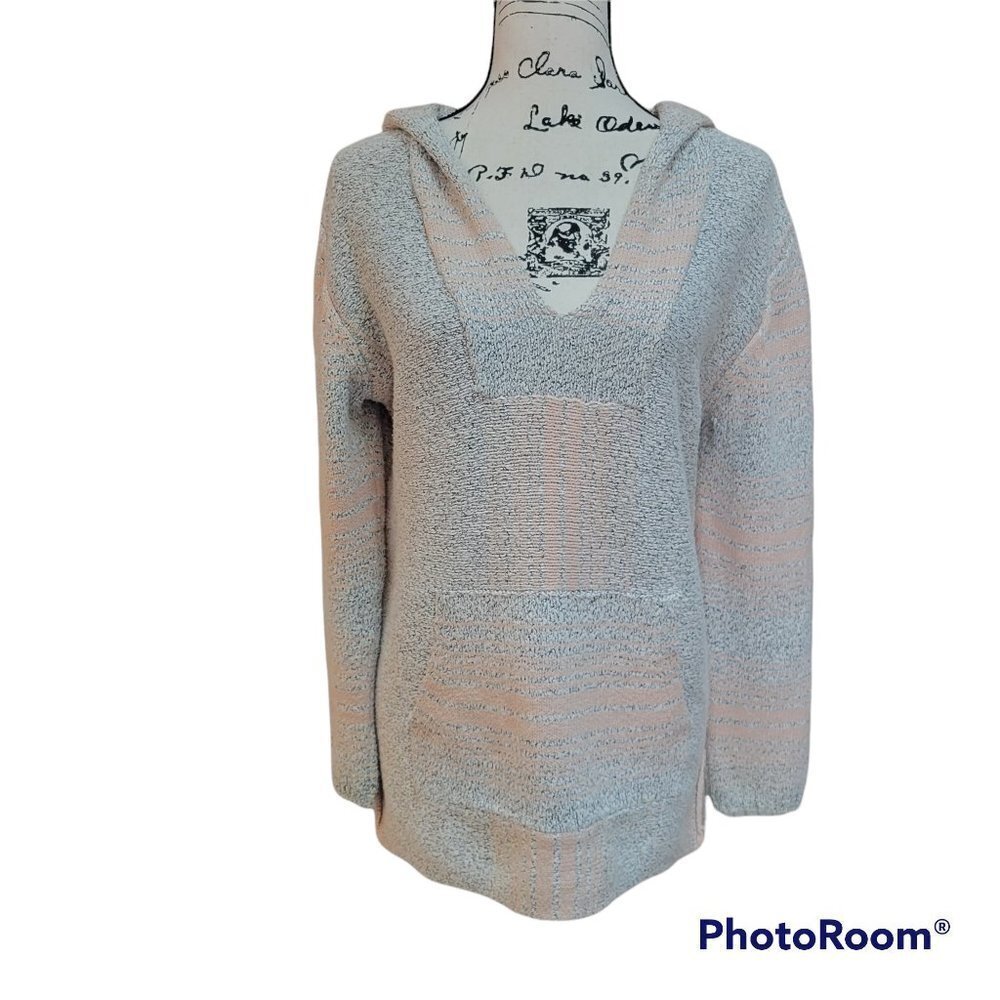 TNA Aritzia Baja Hoodie Poncho Pullover Top - Size M